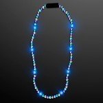 LIGHT UP BEADS - Blue/Silver