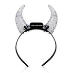 Light Up Crystal Devil Horns -  