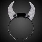 Light Up Crystal Devil Horns -  