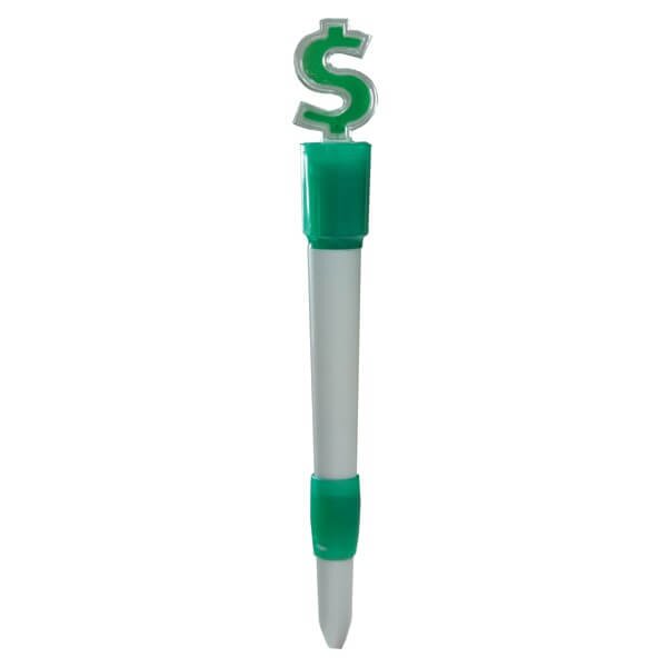Main Product Image for Promotional Light Up Dollar Sign Pen