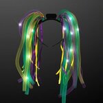 Light Up Hair Noodle Headband - Jade-purple-gold