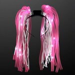 Light Up Hair Noodle Headband - Pink