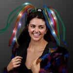 Light Up Hair Noodle Headband - Rainbow -  