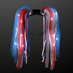 Light Up Hair Noodle Headband - Rainbow