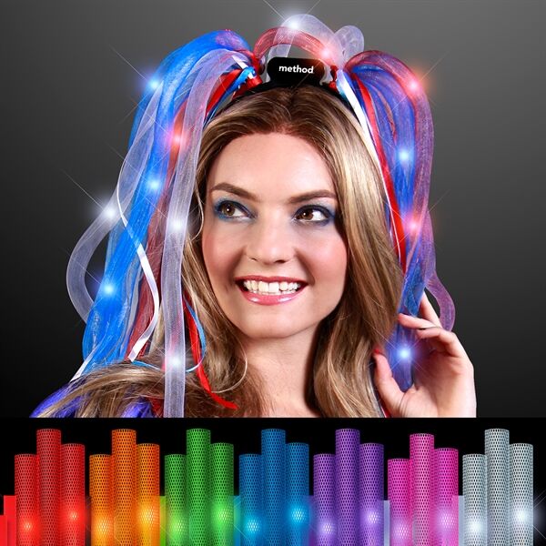 Main Product Image for Custom Printed Light Up Hair Noodle Headband