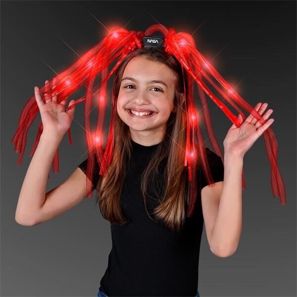 Main Product Image for Light Up Hair Noodle Headband - Red