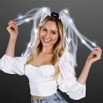 Light Up Hair Noodle Headband - White -  
