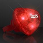 Light-up Huge Gem Flashing Heart Ring -  