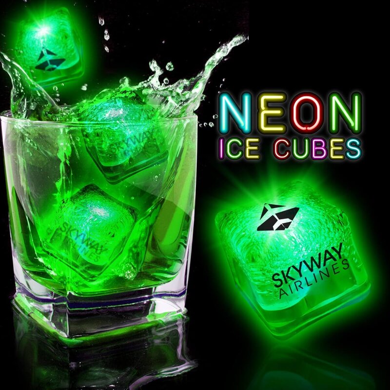 Main Product Image for Light Up Ice Cubes Neon