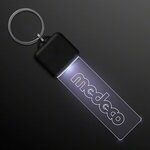 Light Up Keychain - White -  