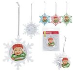 Light Up Photo Snowflake Ornament - Clear