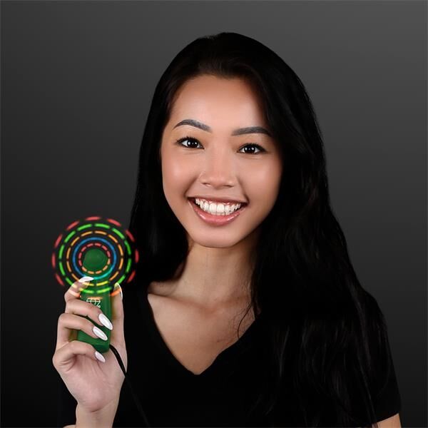Main Product Image for Custom Logo Light Up Mini Fans