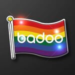 Light Up Rainbow Pride Flag Pins - Multi Color