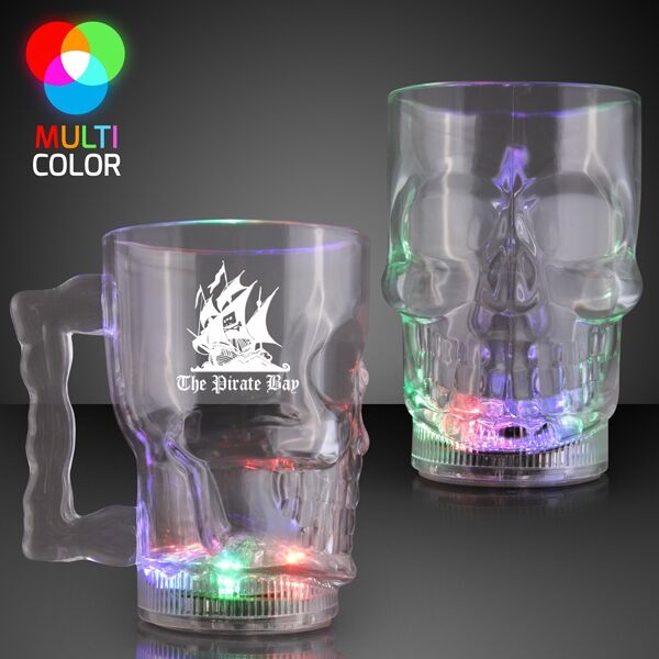 Main Product Image for 14 Oz. Light Up Skull Halloween Party Mug