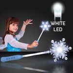 Light-up snowflake wand - Blue-clear