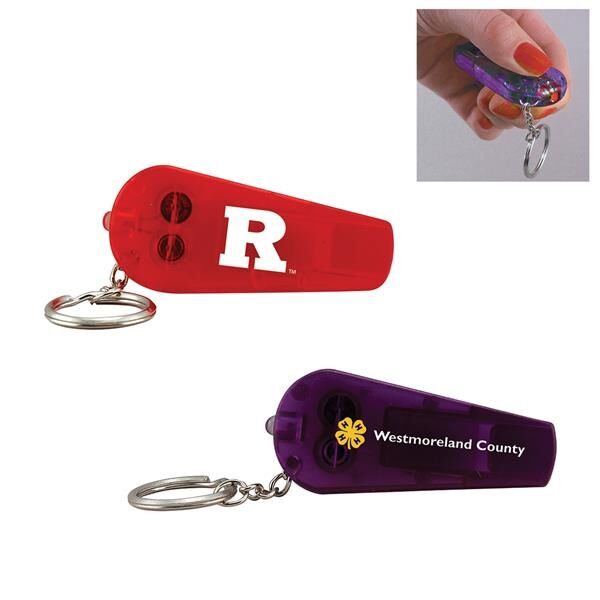 Main Product Image for Light Up Whistle Keytag