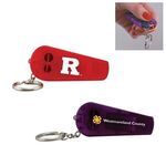 Light Up Whistle Keytag - Translucent Red