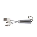 Light-Up-Your-Logo Cable Set - Silver