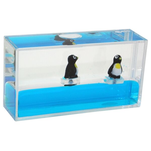 Main Product Image for Promotional Mini Penguin Liquid Wave Paperweight