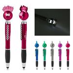 Lite-Up Goofy Group™ Stylus Pen - Gunmetal