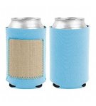 Little Buddy with Burlap-Neoprene Pocket - Sky Blue