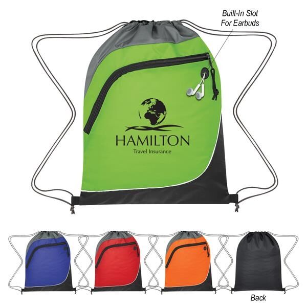 Main Product Image for Custom Printed Lively Drawstring Sports Pack