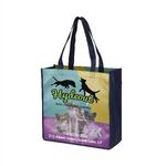 "SHORT HILLS" Full Color Glossy Lamination Grocery Tote Bags