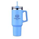 Lucas 40 oz. Double Wall, Stainless Steel Travel Mug - Light Blue