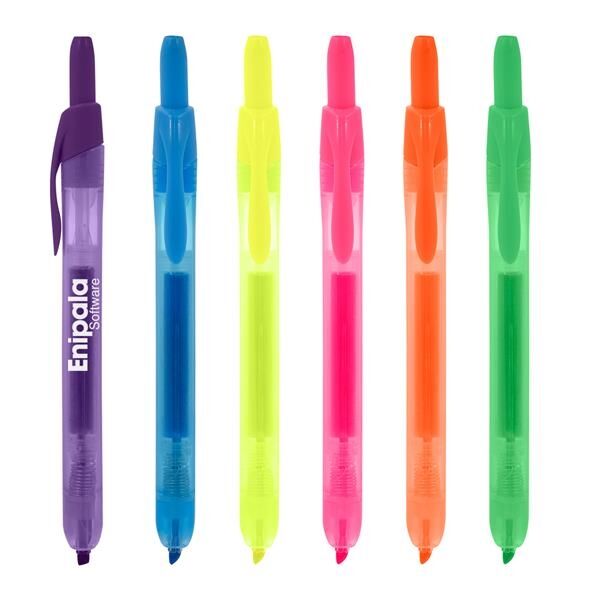 Main Product Image for Printed Lumi Retractable Highlighter