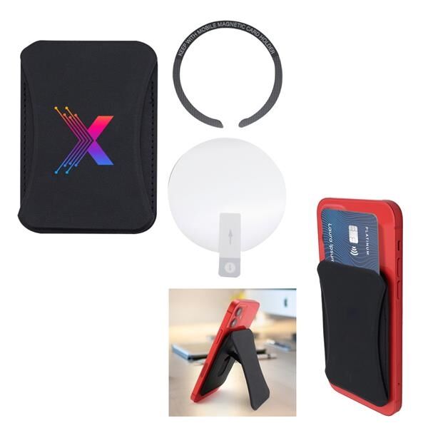Main Product Image for Magnetic Phone Wallet and Stand