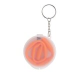 Mai Tai Silicone Straw Keychain Set - Orange