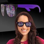 Mardi Gras Beads Purple Mardi Gras Sunglasses - Purple