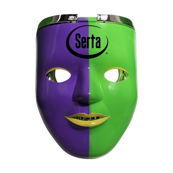 Main Product Image for Custom Printed Mardi Gras LED Double Face Mask