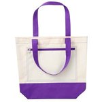 Marina Boat Tote - Purple