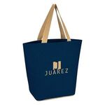 Marketplace Jute Tote Bag -  