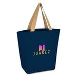 Marketplace Jute Tote Bag -  