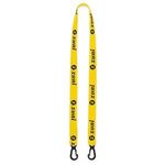 Mask Lanyard Silkscreen - Yellow