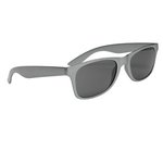 Matte Finish Malibu Sunglasses - Gunmetal