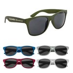 Matte Finish Malibu Sunglasses -  