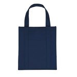 Matte Laminated Non-Woven Shopper Tote Bag - Navy Blue