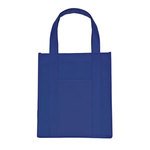 Matte Laminated Non-Woven Shopper Tote Bag - Royal Blue