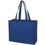 Matte Laminated Non-Woven Shopper Tote Bag - Royal Blue