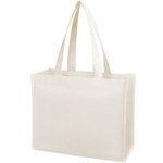 Matte Laminated Non-Woven Shopper Tote Bag - White