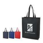 Matte Laminated Non-Woven Shopper Tote Bag -  