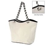 MAUI 8 OZ. LAMINATED COTTON TOTE BAG -  