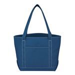 Medium Cotton Canvas Yacht Tote Bag -  