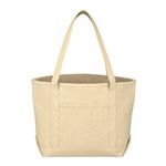 Medium Cotton Canvas Yacht Tote Bag -  