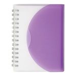 Medium Spiral Curve Notebook - Translucent Purple