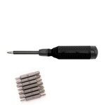 MegaPro 15-In-1 Multi-Bit Screwdriver - Black With Gray