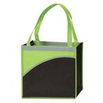 Mesa Curve Non-Woven Tote - Lime